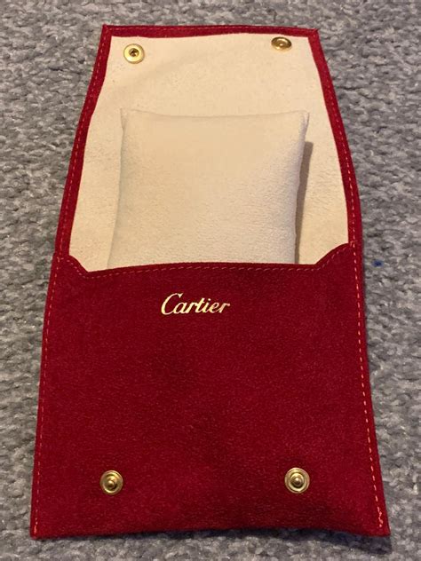 cartier watch travelling pouch